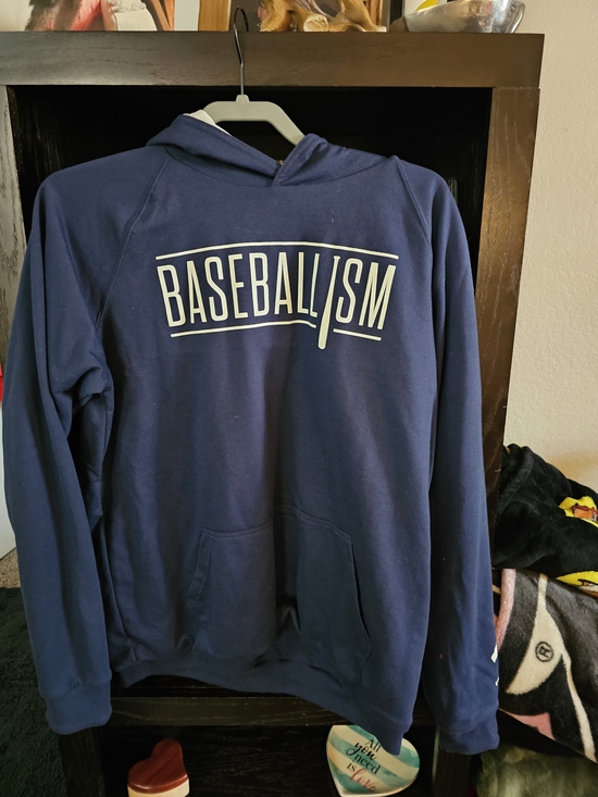 Baseballism Other - Baseballism Men's Navy Pullover Hoodie with Chest Logo Never Wore. Reversible